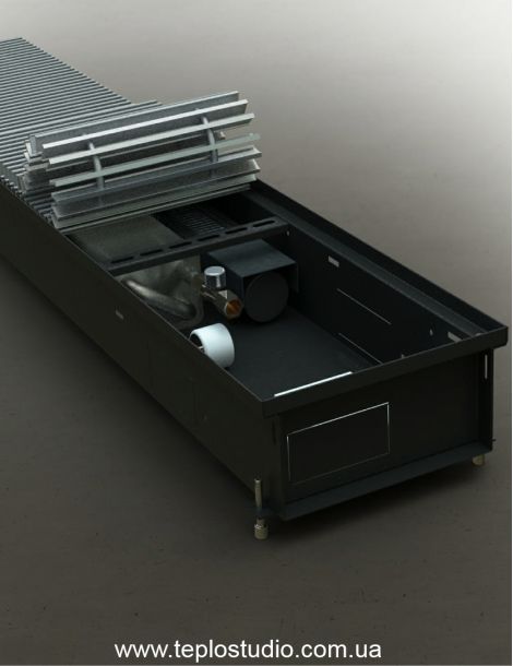 Внутрипольные конвекторы с принудительной конвекцией Ventherm